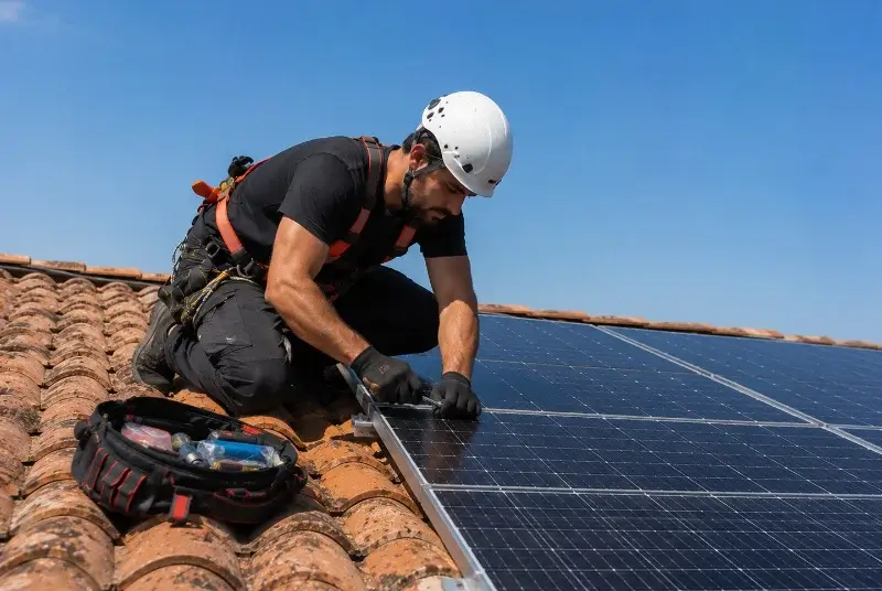 Maintenance et monitoring de panneaux solaires à Pechbusque